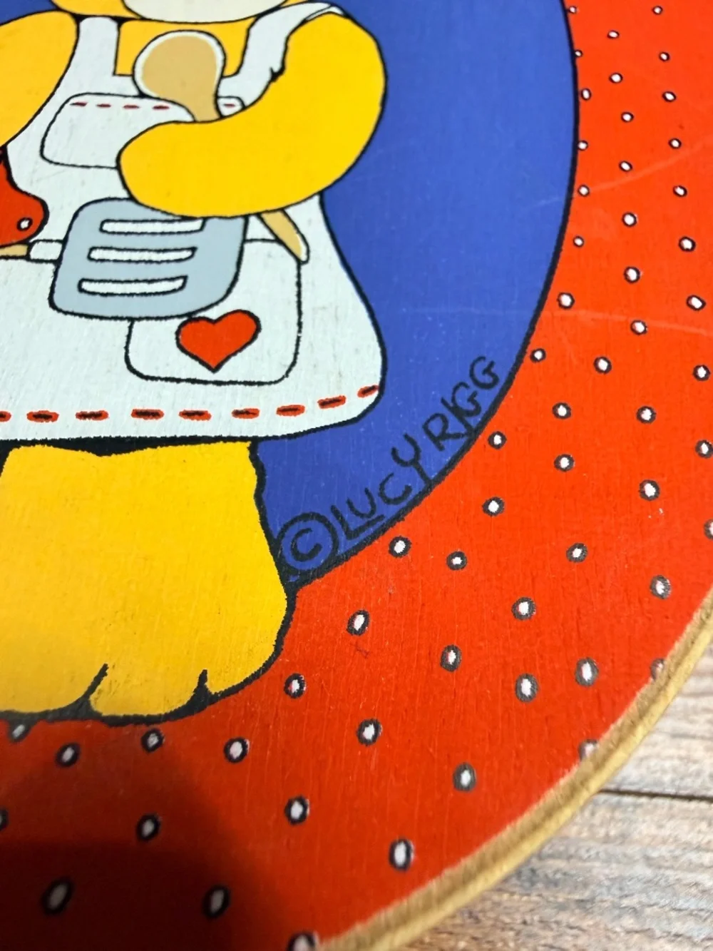 1984 ENESCO Lucy and Me Teddy Bear Cookie Cutter and Box